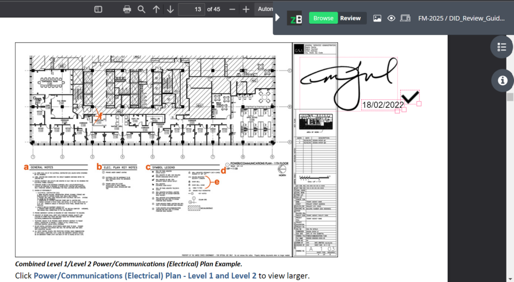 signature to Improve Construction Document Management in zipBoard