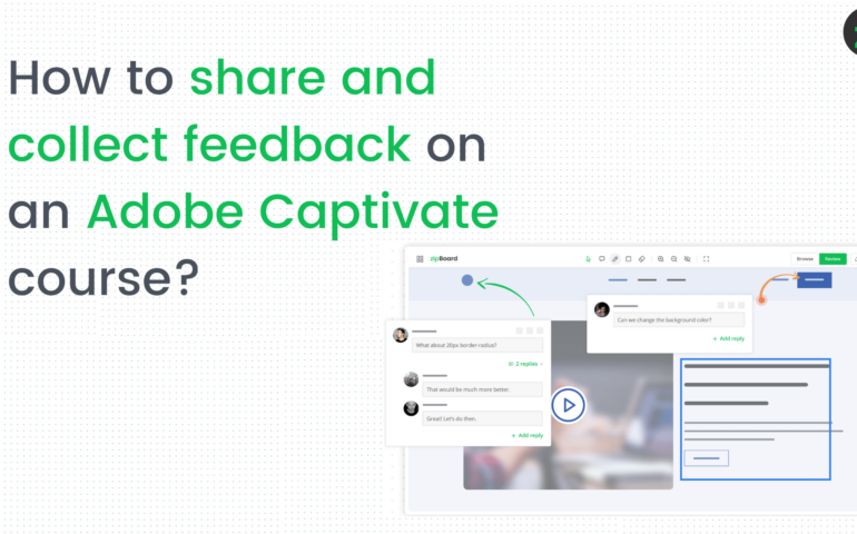 How to share and collect feedback on your Adobe Captivate Course feature image
