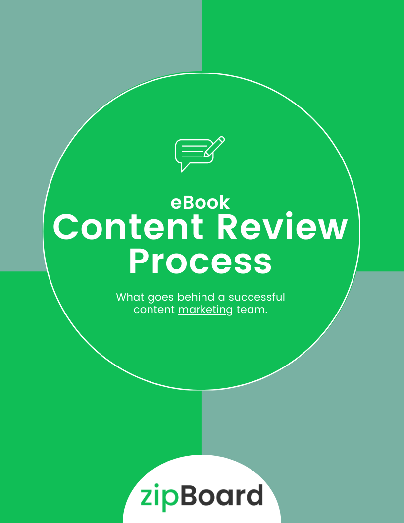 Content review process eBook front page