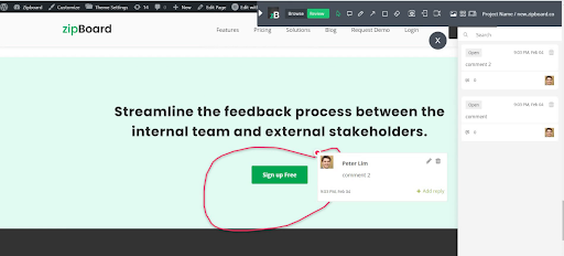 Use zipBoard to visually review websites