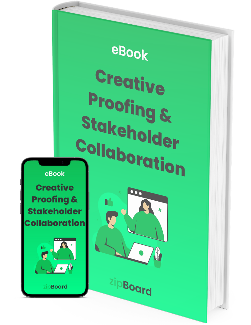 Mockup for Creative proofing and stakeholder collaboration eBook