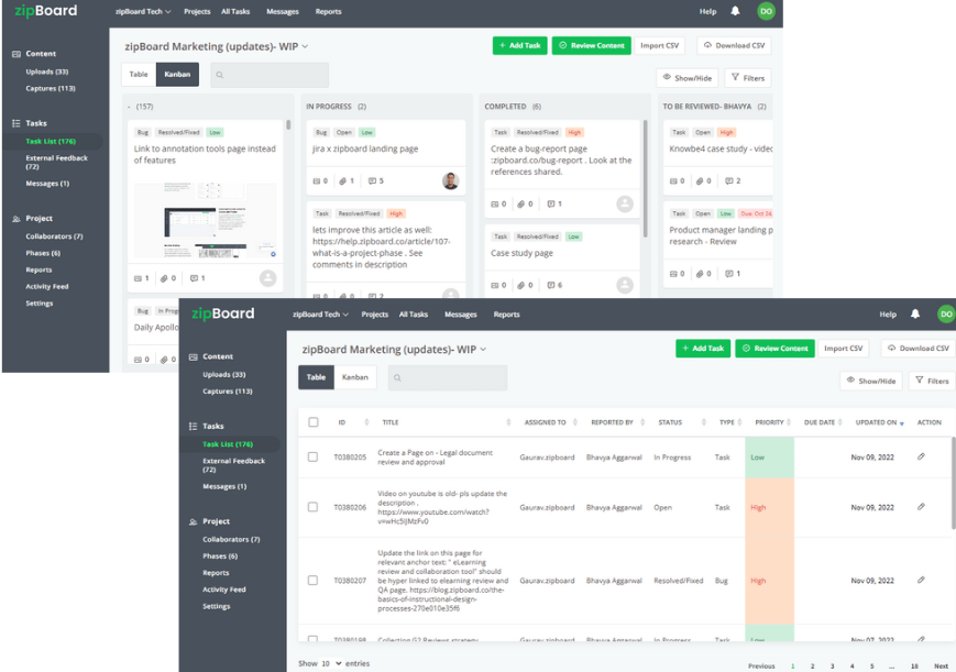 centralize reviews of your deploy preview in one place with zipBoard