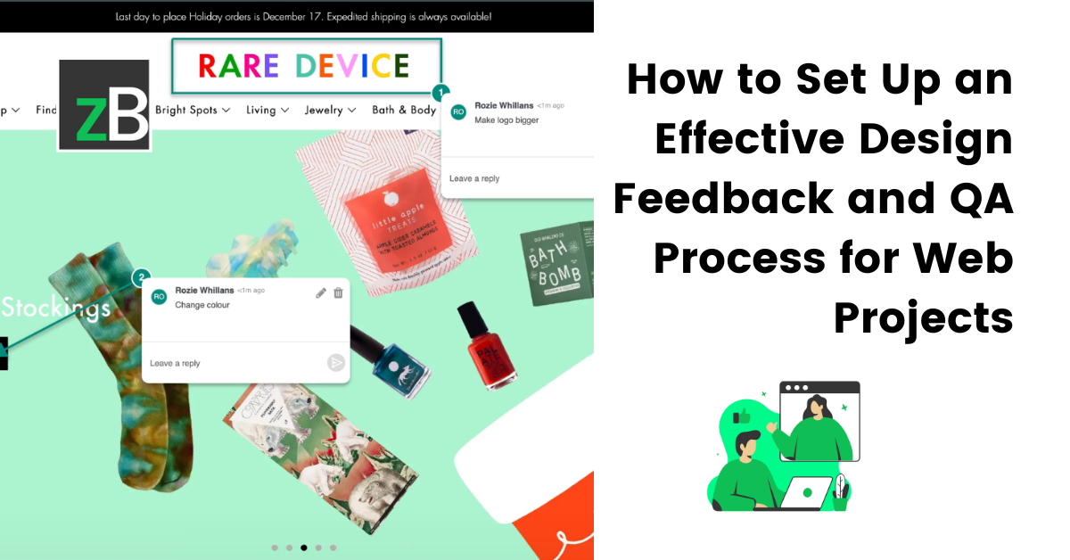 Design Feedback and QA Process for Web Projects