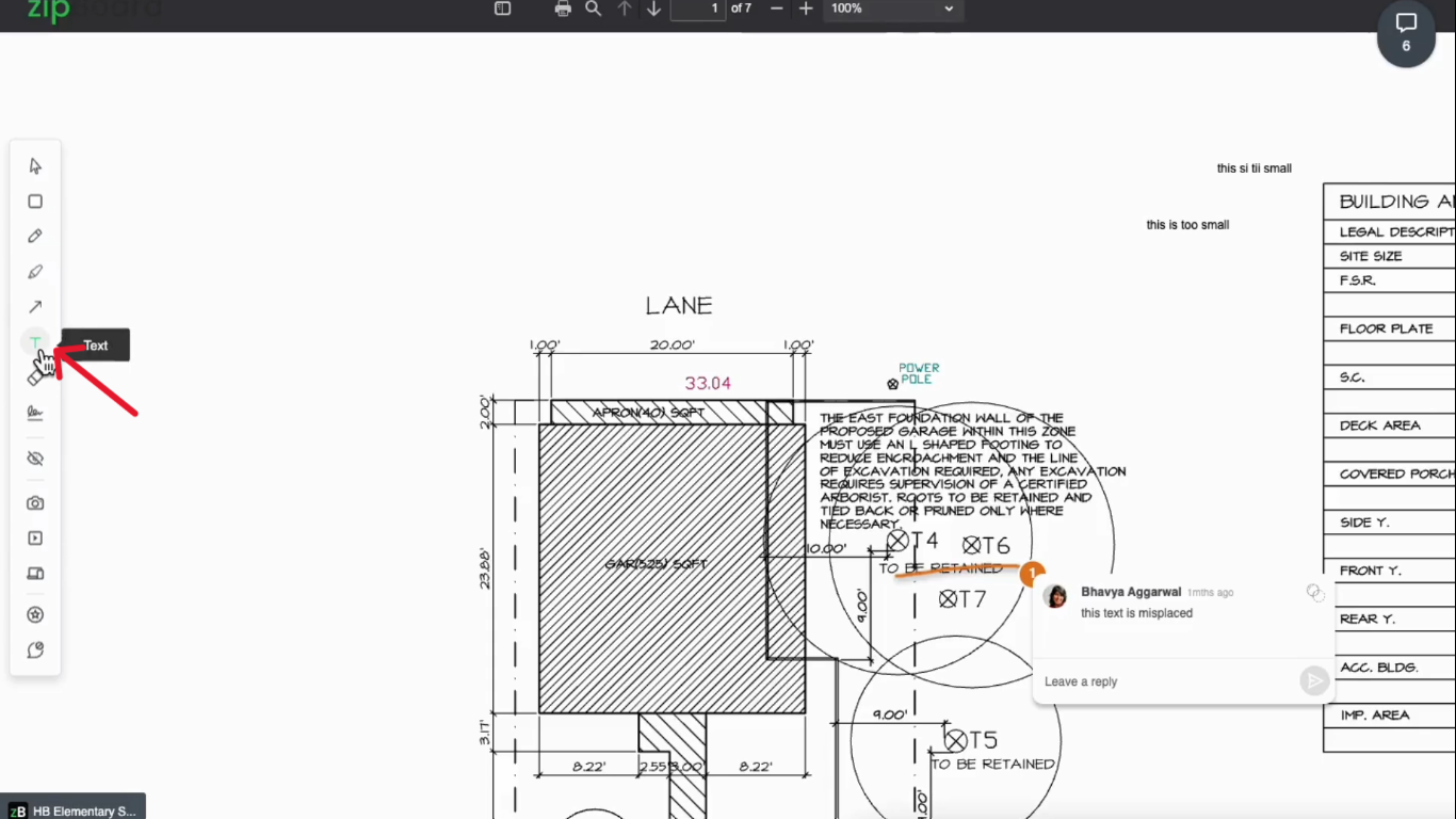 improve visual collaboration with zipBoard's text annotation feature