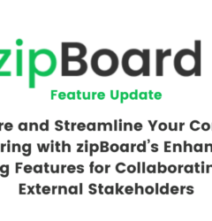 Secure and streamline your content sharing with zipBoard’s enhanced sharing features for collaborating with external stakeholders