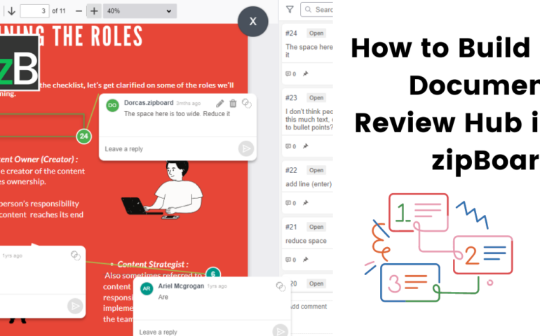 how to build a document review hub in zipBoard