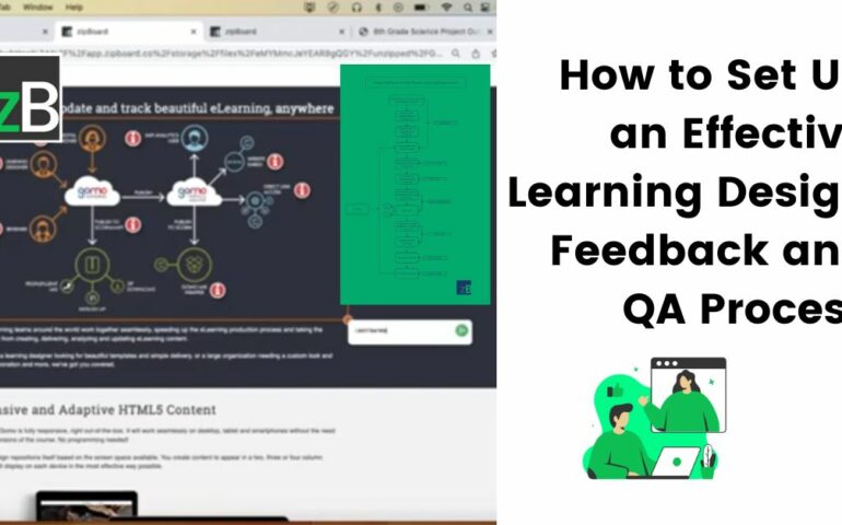 learning design feedback and qa process