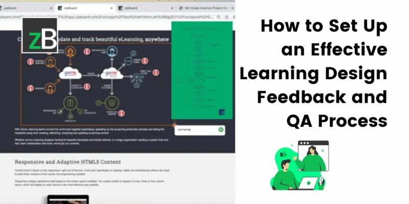 learning design feedback and qa process