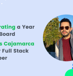 Andres Cajamarca, Senior Full Stack Engineer- zipBoard work anniversary