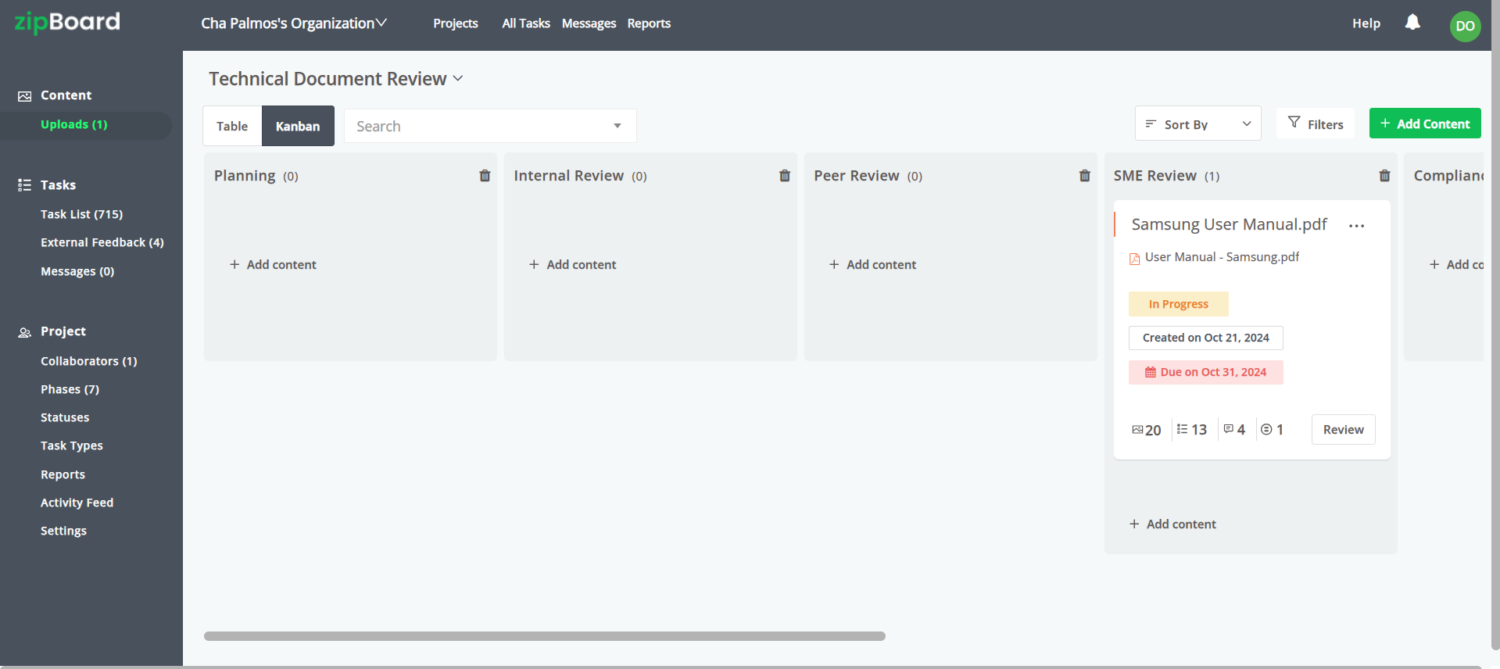 technical documentation review process