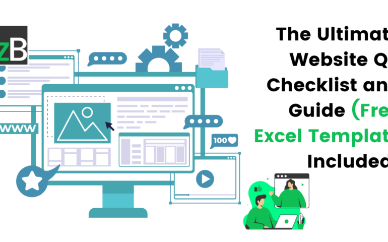 website qa checklist template excel