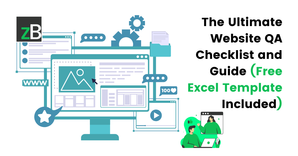 website qa checklist template excel