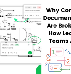image of a construction document being marked up during construction document reviews