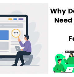 website visual feedback tool - blog post featured image of two stakeholders marking up a live website