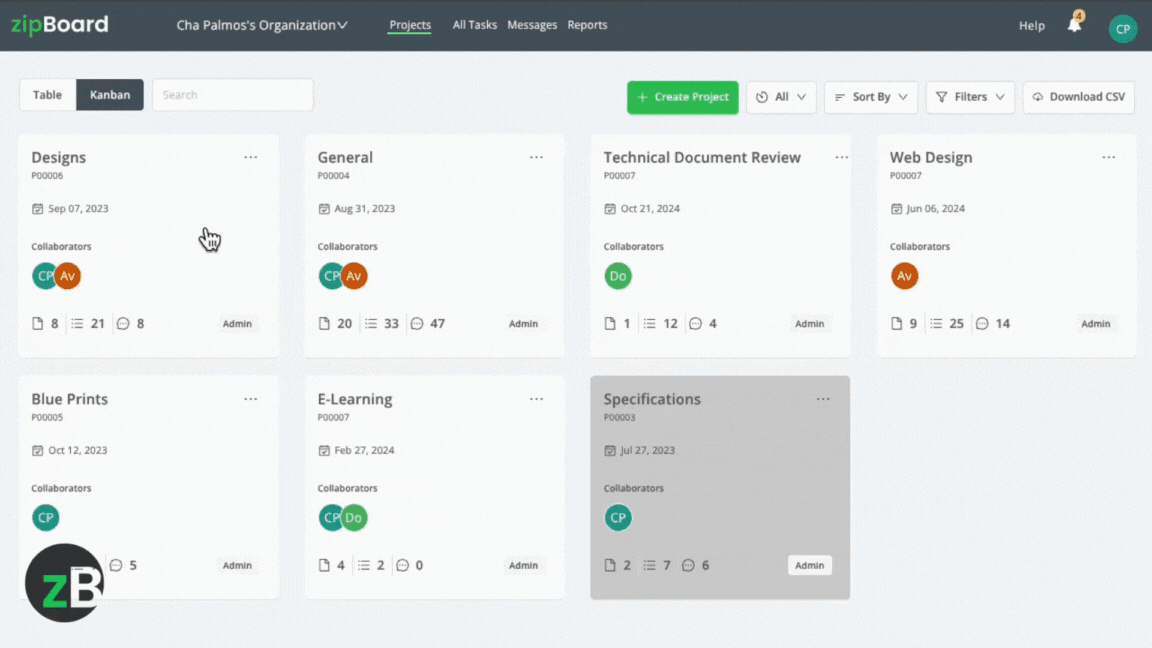 Auto-tagging for files and tasks in zipBoard