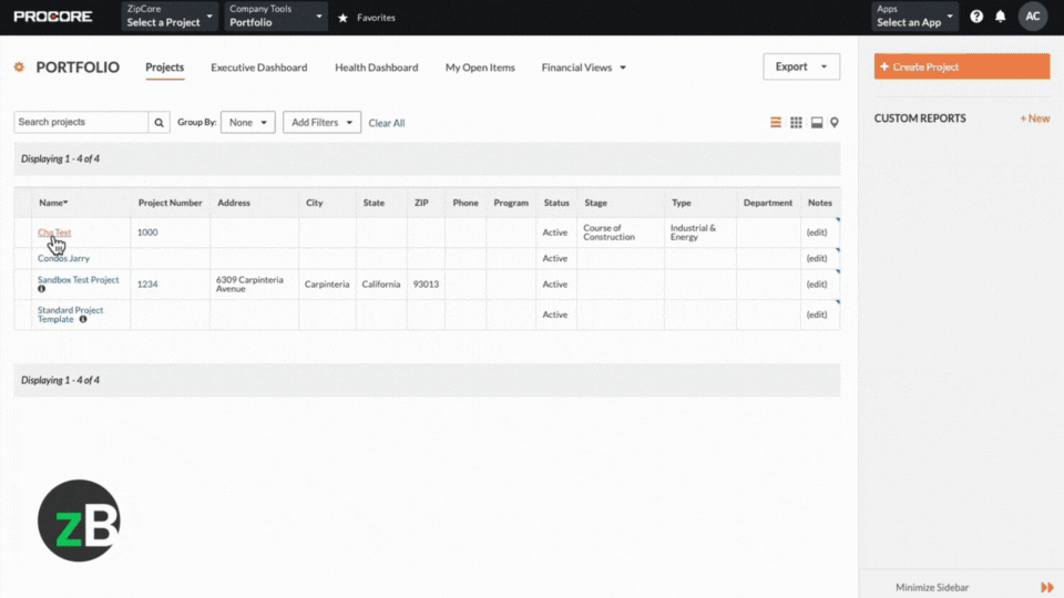 Sync Procore with zipBoard and markup up Procore documents in zipBoard without manually downloading files