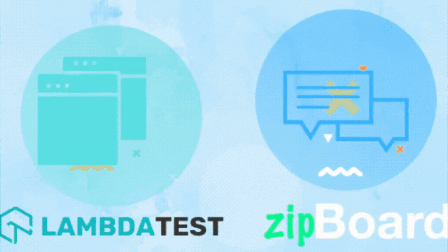 A GIF showing how the LambdaTest integration with zipBoard helps users report bugs directly from LambdaTest to your zipBoard instance, in just a single click.