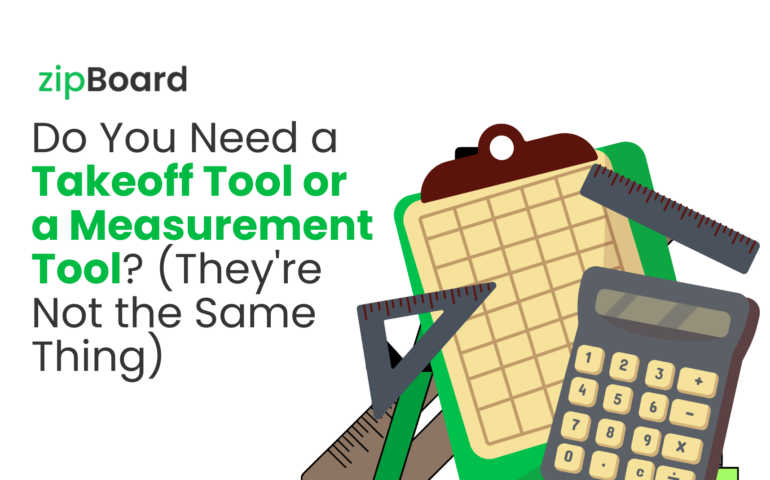 Get to know the differences of takeoff tool and measurement tool