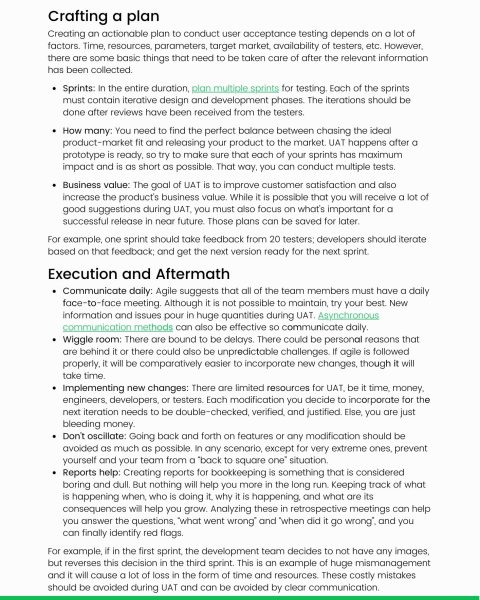 user acceptance testing best practices - a guide