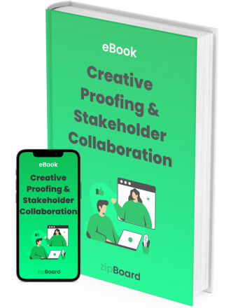 Mockup for Creative proofing and stakeholder collaboration eBook