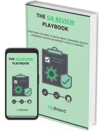 QA Review Playbook mockups