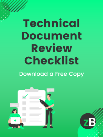 technical document review checklist Excel template