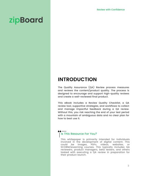 qa review playqa review playbook page 3book page 3