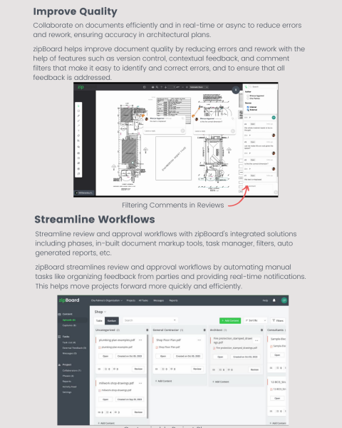 zipBoard for Architectural Firms - Brochure